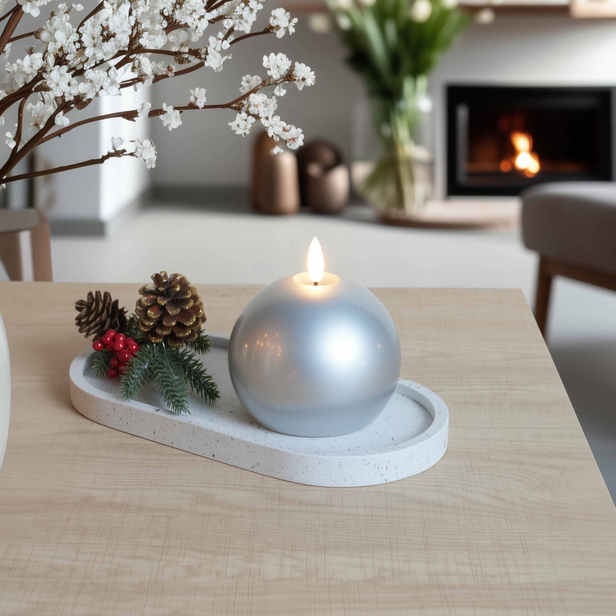 Shiny Sphere Candle