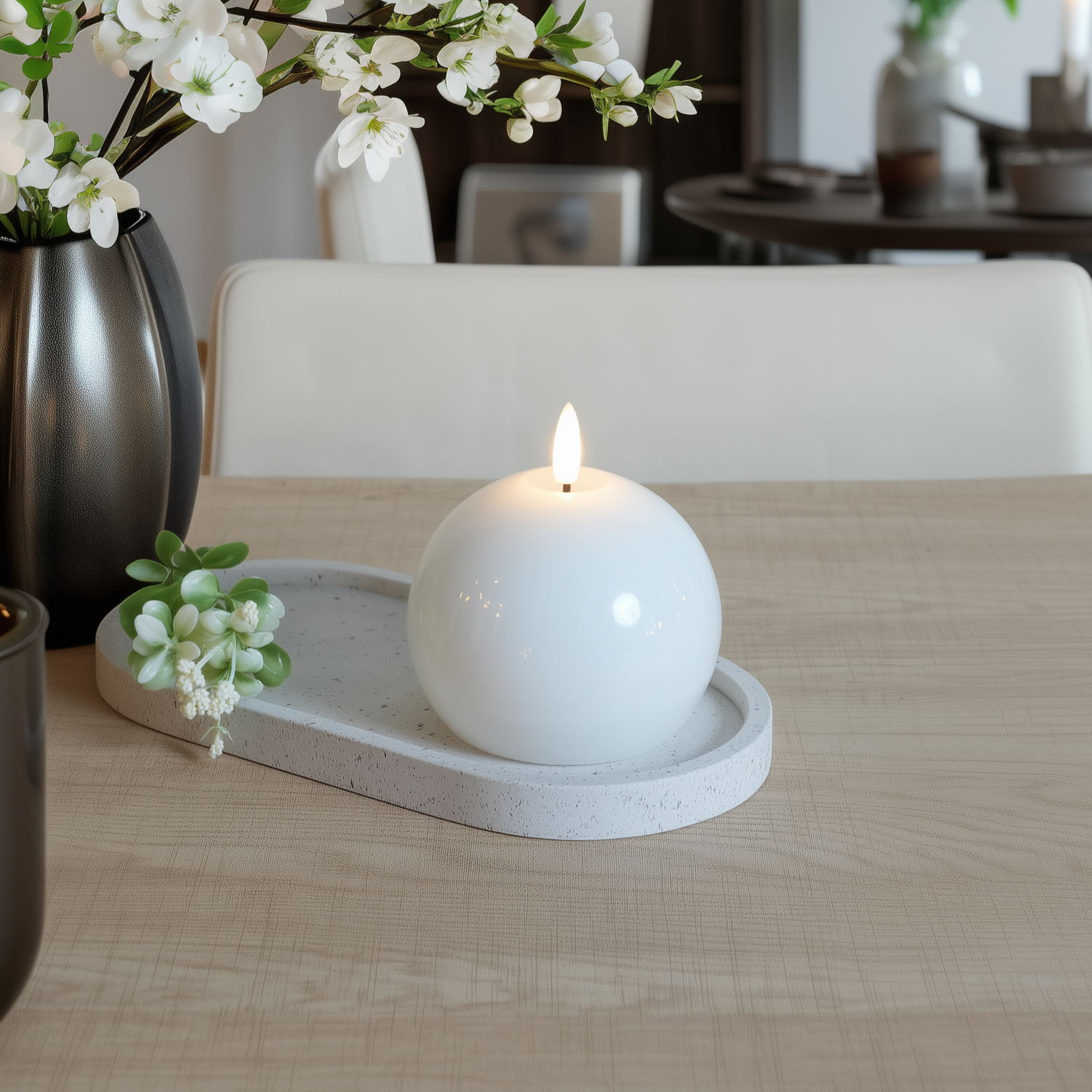Shiny Sphere Candle