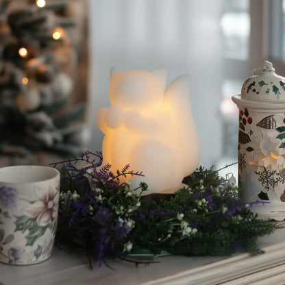 Squirrel Wax Candle – 4.2" Width