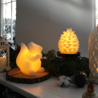 Squirrel Wax Candle – 4.2" Width