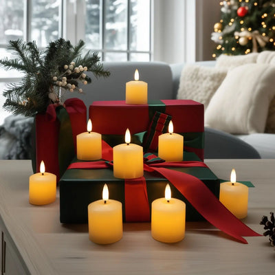 Flameless Votive Candles – Set of 8