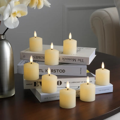 Flameless Votive Candles – Set of 8