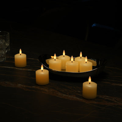 Flameless Votive Candles – Set of 8