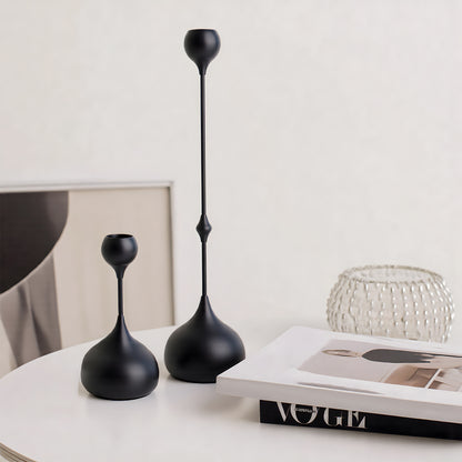 Teardrop Candle Holders, Set of 2