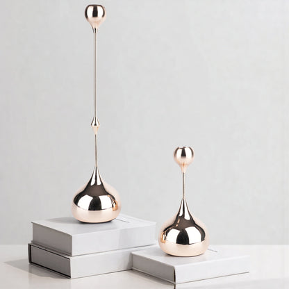 Teardrop Candle Holders, Set of 2