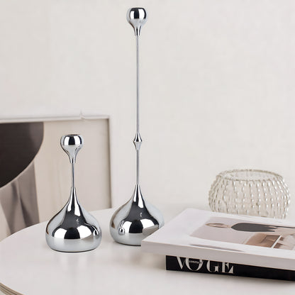 Teardrop Candle Holders, Set of 2