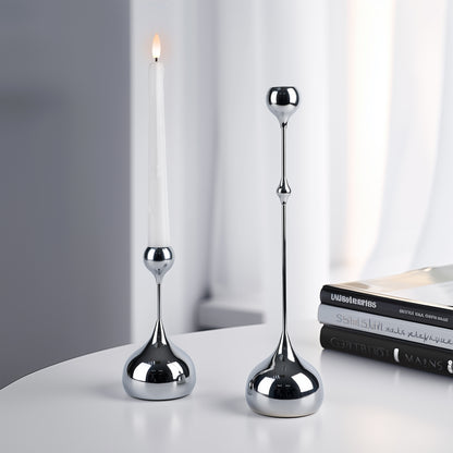 Teardrop Candle Holders, Set of 2