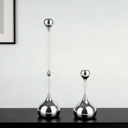 Teardrop Candle Holders, Set of 2