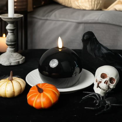 Shiny Sphere Candle – 4" Width