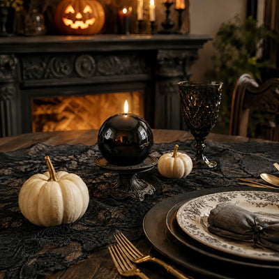 Shiny Sphere Candle – 4" Width