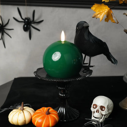 Shiny Sphere Candle – 4" Width