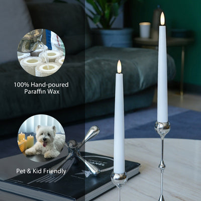 Classic Flameless Taper Candles