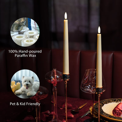 Classic Flameless Taper Candles