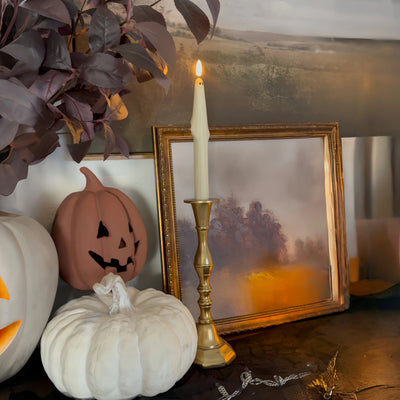 Ghost Flameless Taper Candles – Set of 2