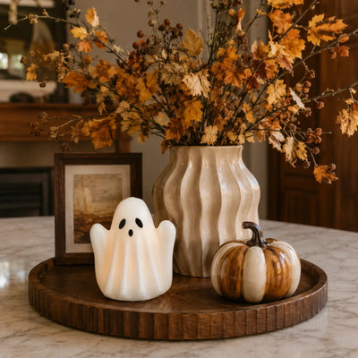 Ghost Wax Candle – 5" Width