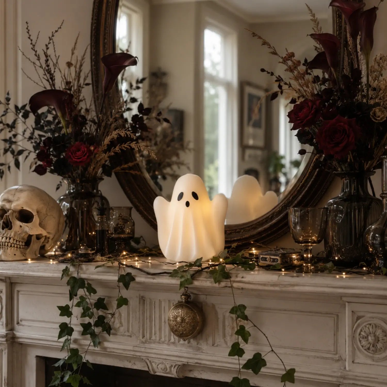 Ghost Wax Candle – 5" Width