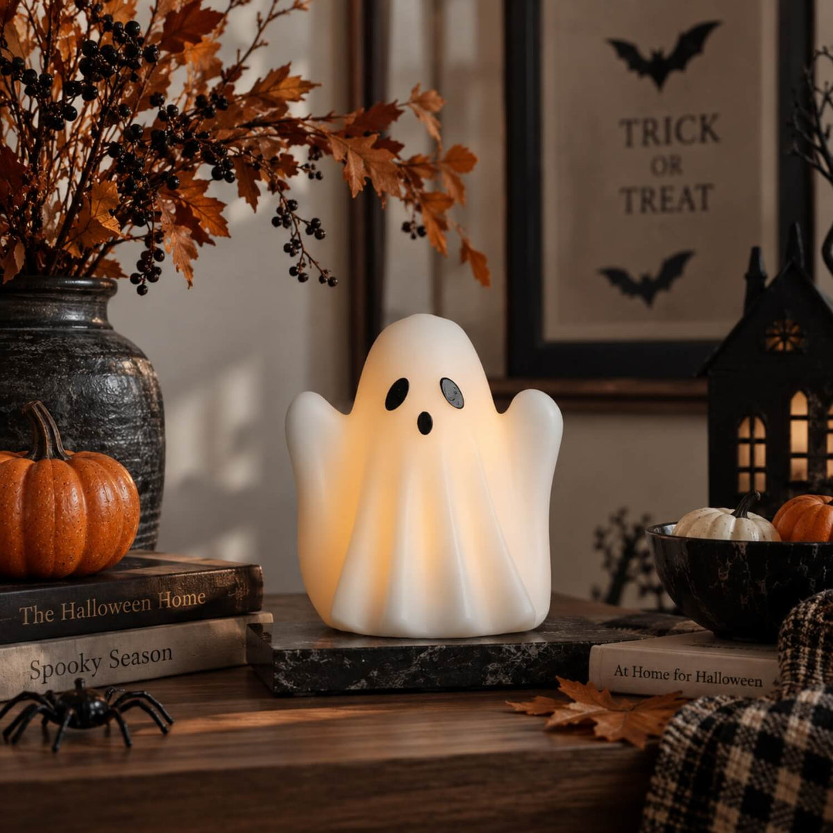Ghost Wax Candle – 5" Width
