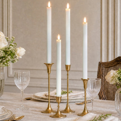 Wave Flameless Taper Candles 11.5"