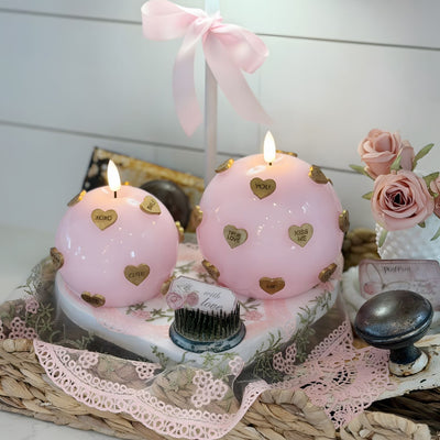 Flameless Sphere Candles – Set of 2