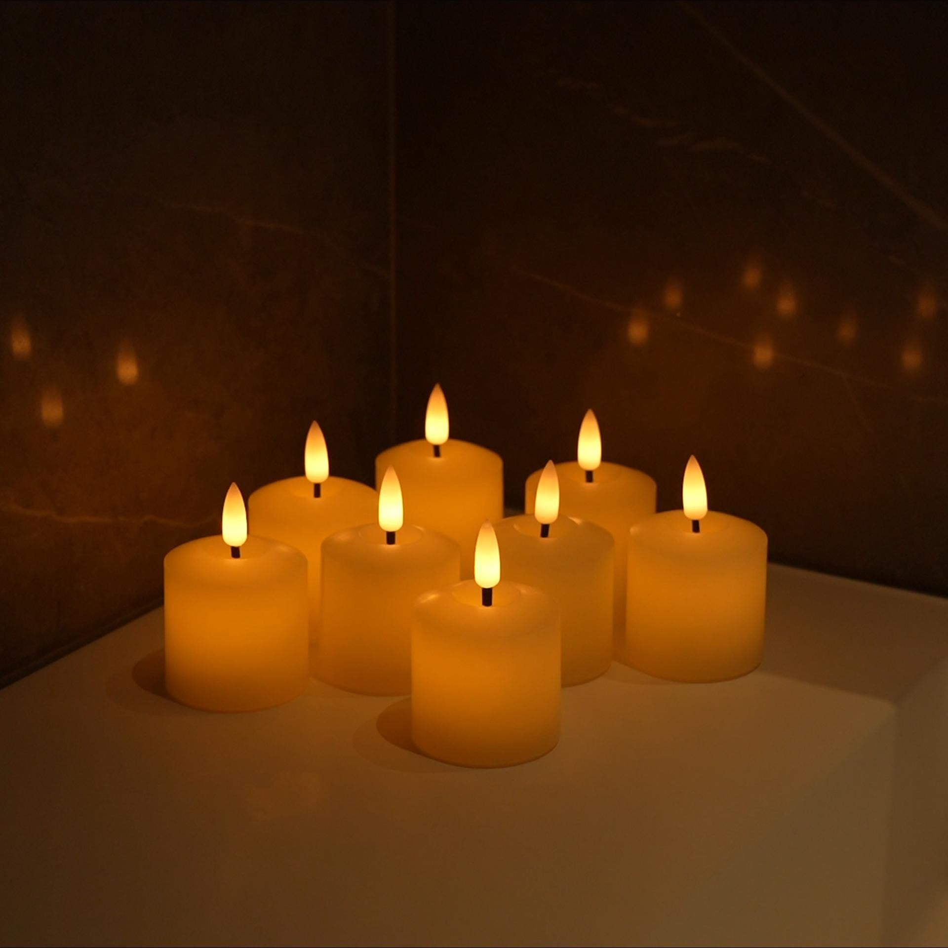Dome Votive Candles, Set of 8